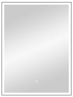 Зеркало с подсветкой Continent Frame Black ЗЛП1018 с сенсорным выключателем 70см чёрный